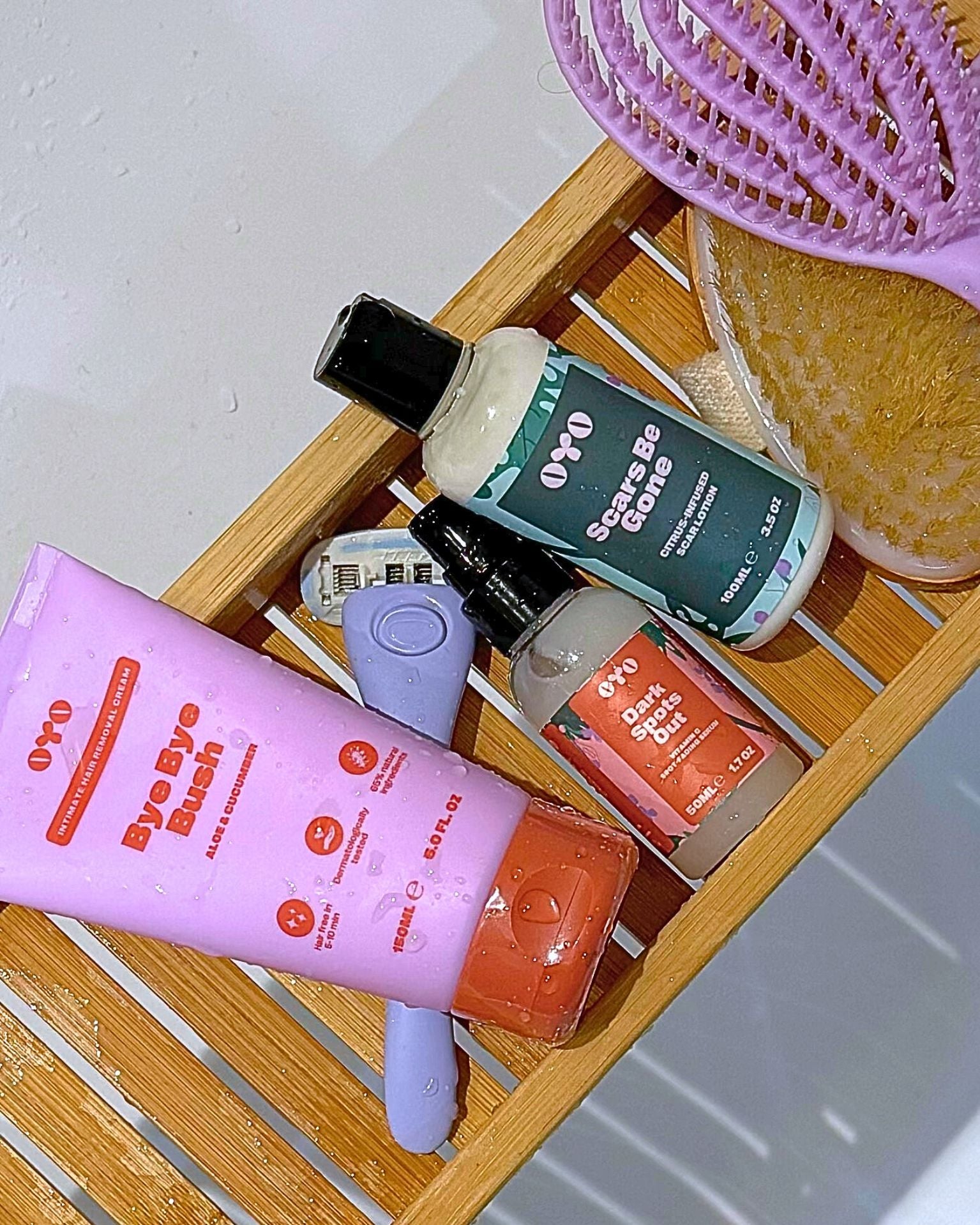 Natural skincare products for intimate areas, promoting soft skin & reducing bumps, trusted by 100k+ women.